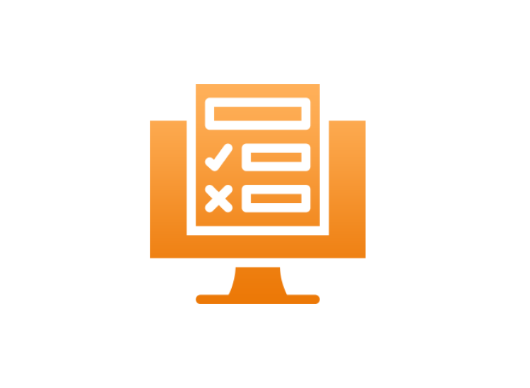 surveys orange gradient lg