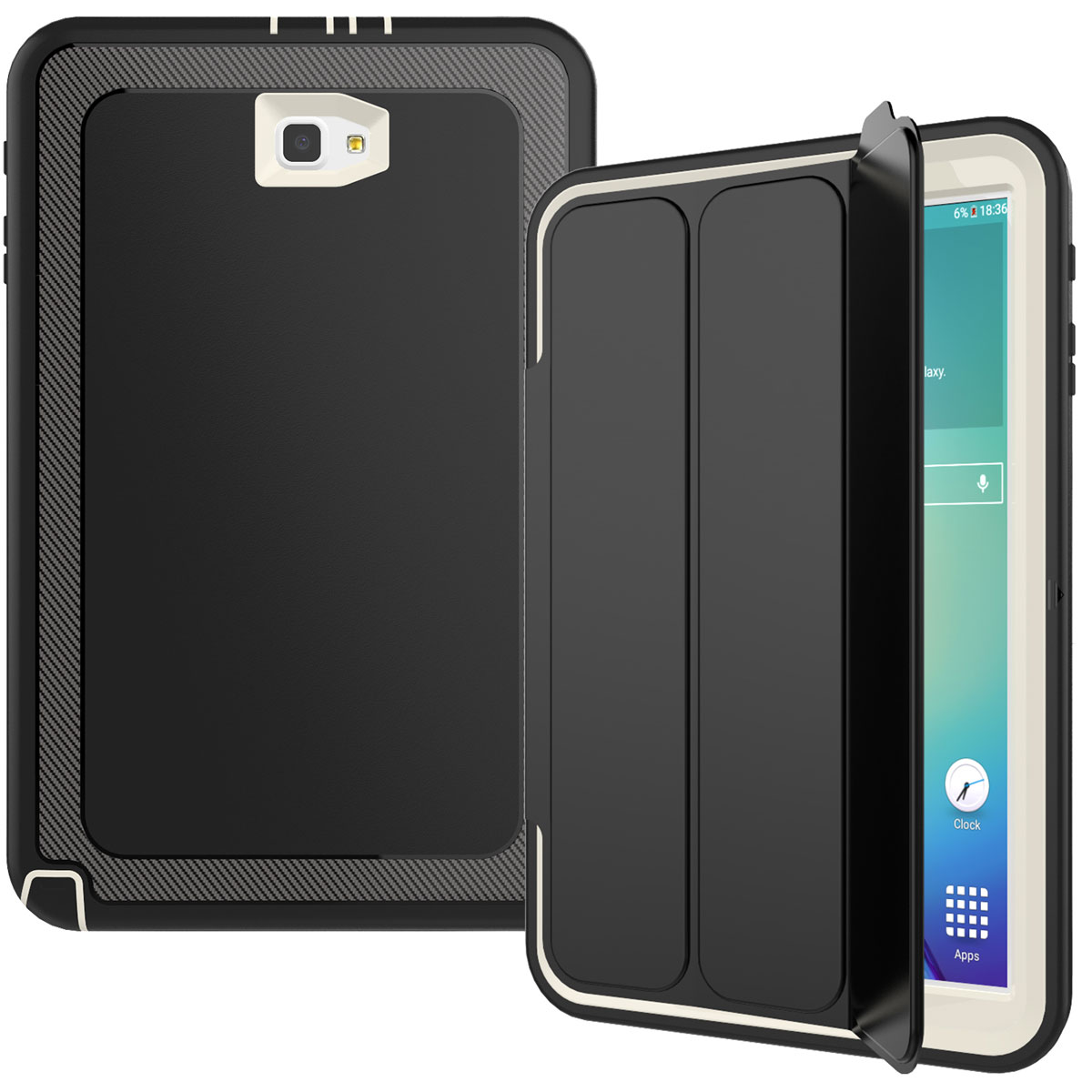 Hybrid Shockproof Smart Stand Cover Case For Samsung ...
