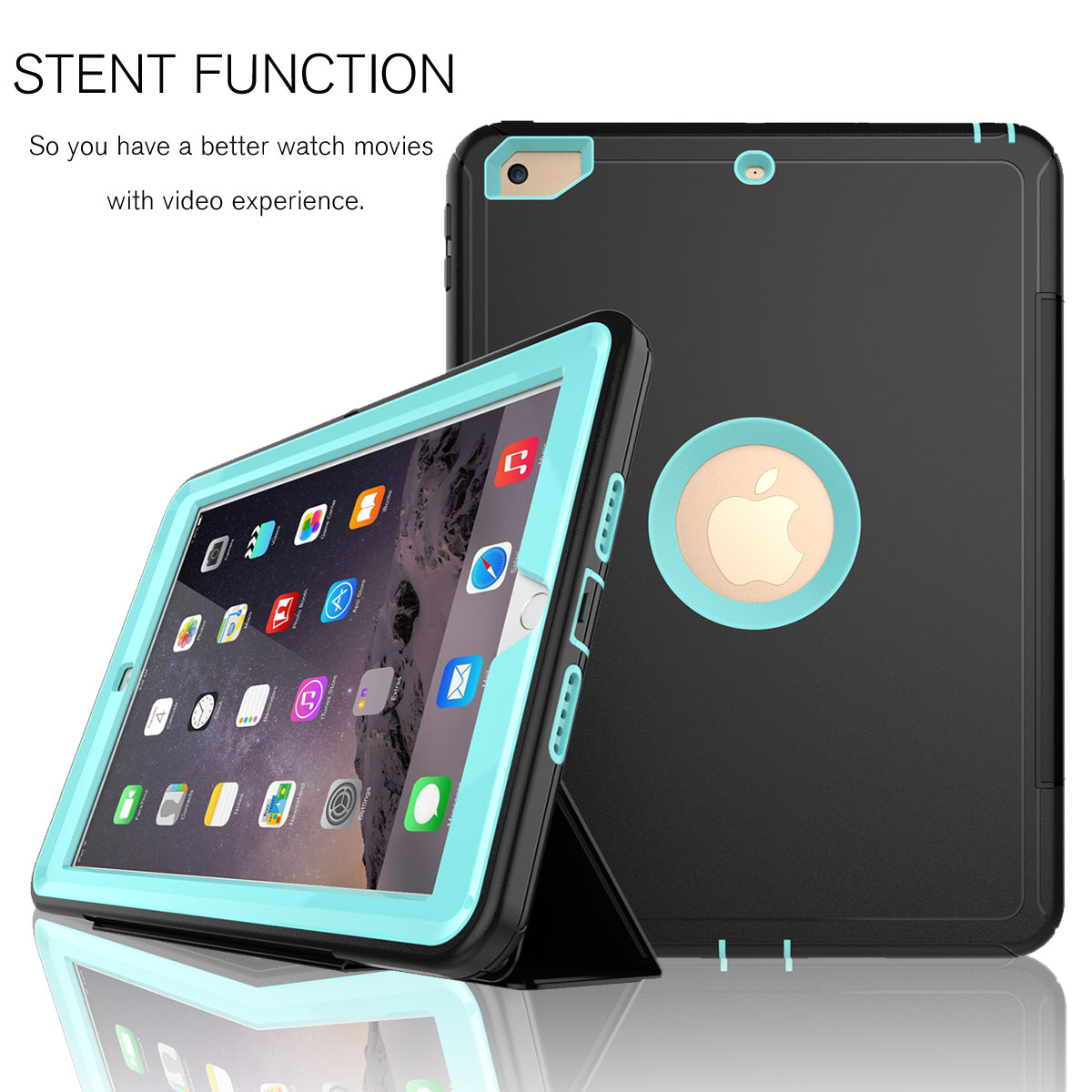 For iPad 9.7 2018 2017 6th Gen Shockproof Full Protective Cover Hybrid Hard Case eBay